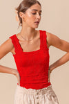 FLORAL SEAMLESS TANK TOP
