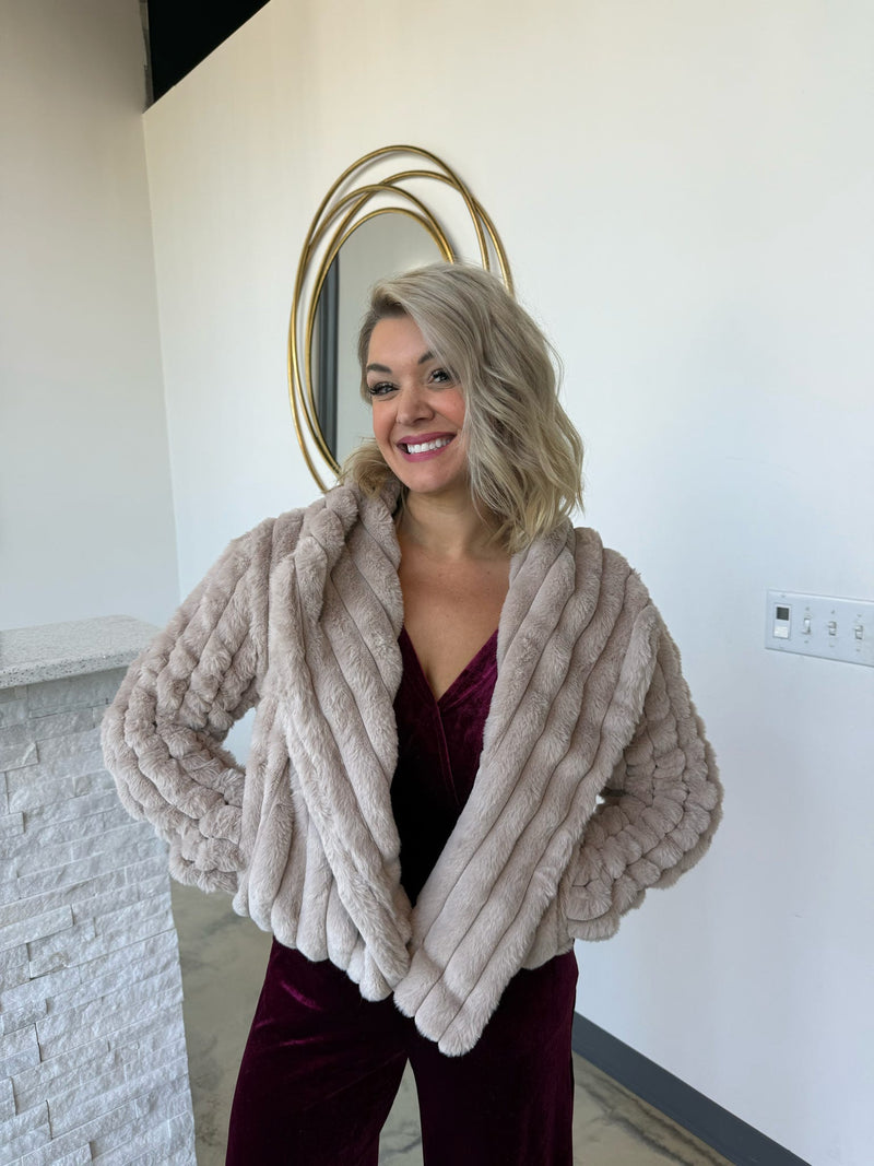 FAUX FUR JACKET