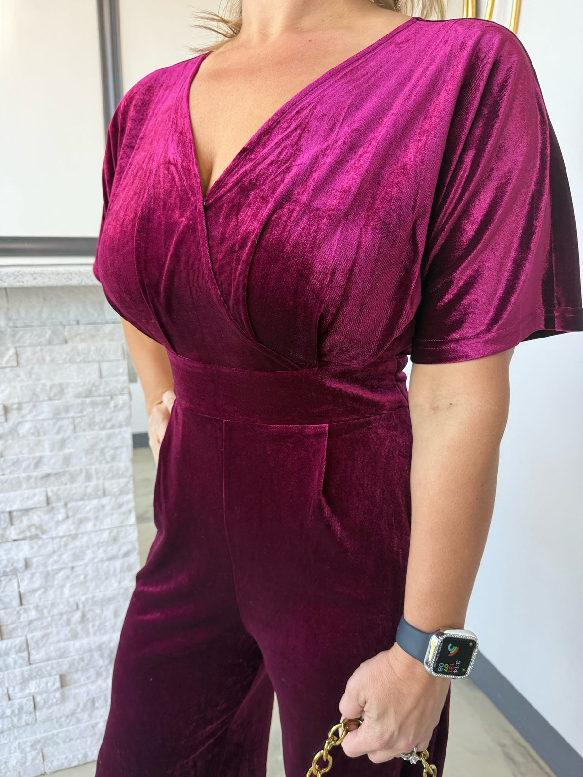 VELVET JUMPSUIT