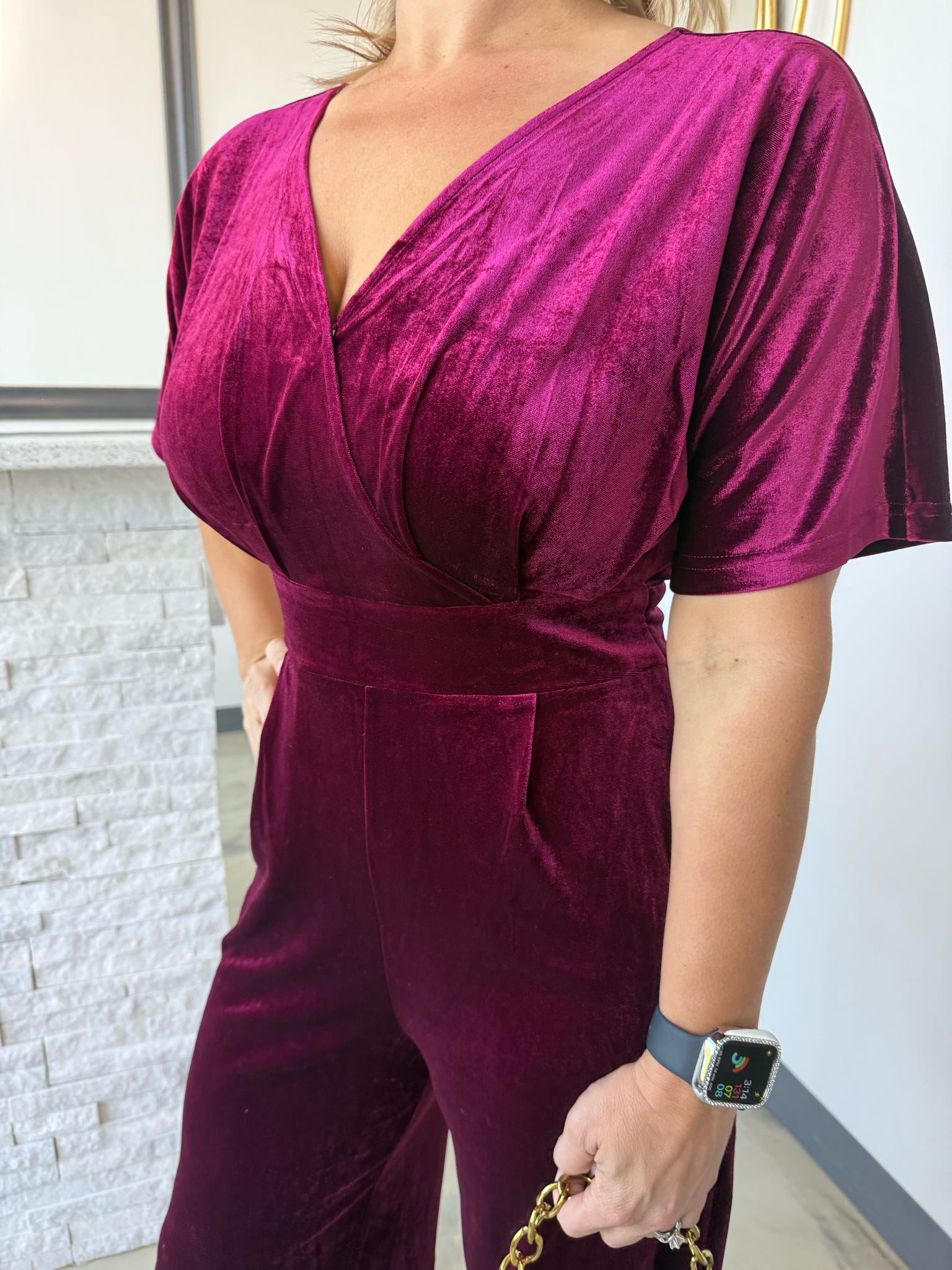 VELVET JUMPSUIT