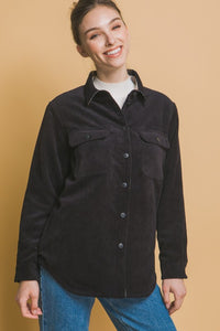 REVERSIBLE BUTTON DOWN JACKET