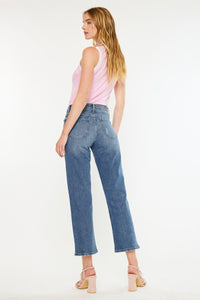 HIGH RISE STRAIGHT JEANS