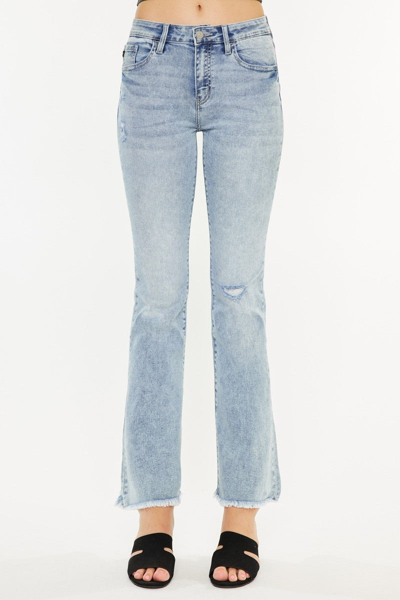 HIGH RISE BOOTCUT JEANS