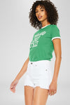 KANCAN HIGH RISE WHITE SHORTS