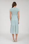 TIERED MIDI DRESS