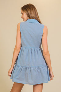 GINGHAM MINI DRESS