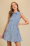 GINGHAM MINI DRESS