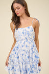 FLORAL SPAGHETTI STRAP DRESS