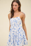 FLORAL SPAGHETTI STRAP DRESS