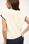SHORT SLEEVE SWEATER