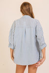 STRIPED BUTTON DOWN SHIRT