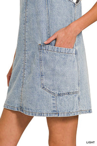 DENIM OVERALL DRESS