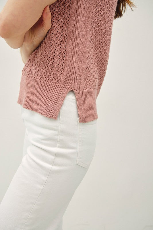 CROCHET KNIT SWEATER