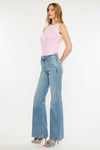 HIGH RISE WIDE FLARE JEANS