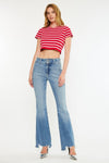 HIGH RISE FLARE JEANS