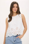 SLEEVELESS BLOUSE