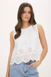 SLEEVELESS BLOUSE