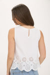 SLEEVELESS BLOUSE