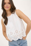 SLEEVELESS BLOUSE