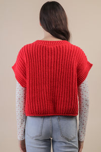 OVERSIZED BUTTON DOWN SWEATER