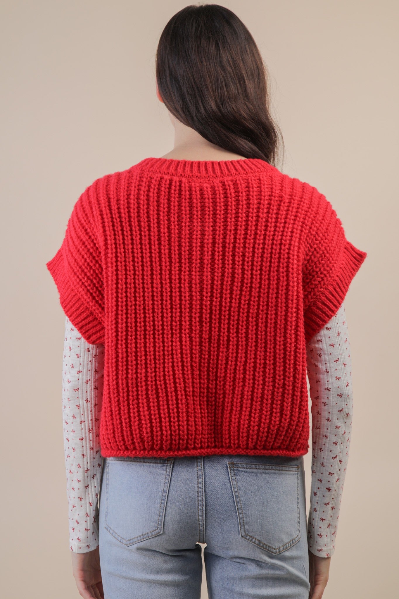 OVERSIZED BUTTON DOWN SWEATER