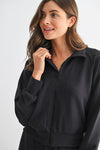 RIB ZIP JACKET