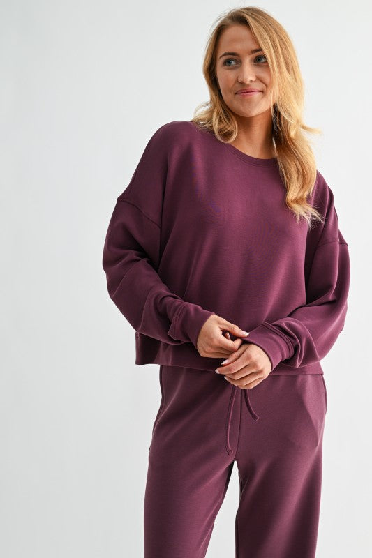 DROP SHOULDER SWEATER
