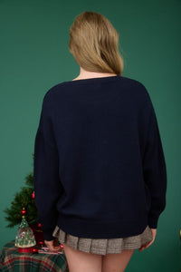 KNIT BEAR SWEATER