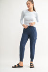 LONG SLEEVE ATHLEISURE TOP