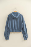 DRAWSTRING LONG SLEEVE HOODIE