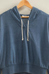 DRAWSTRING LONG SLEEVE HOODIE