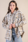 OVERSIZED FLANNEL SHACKET