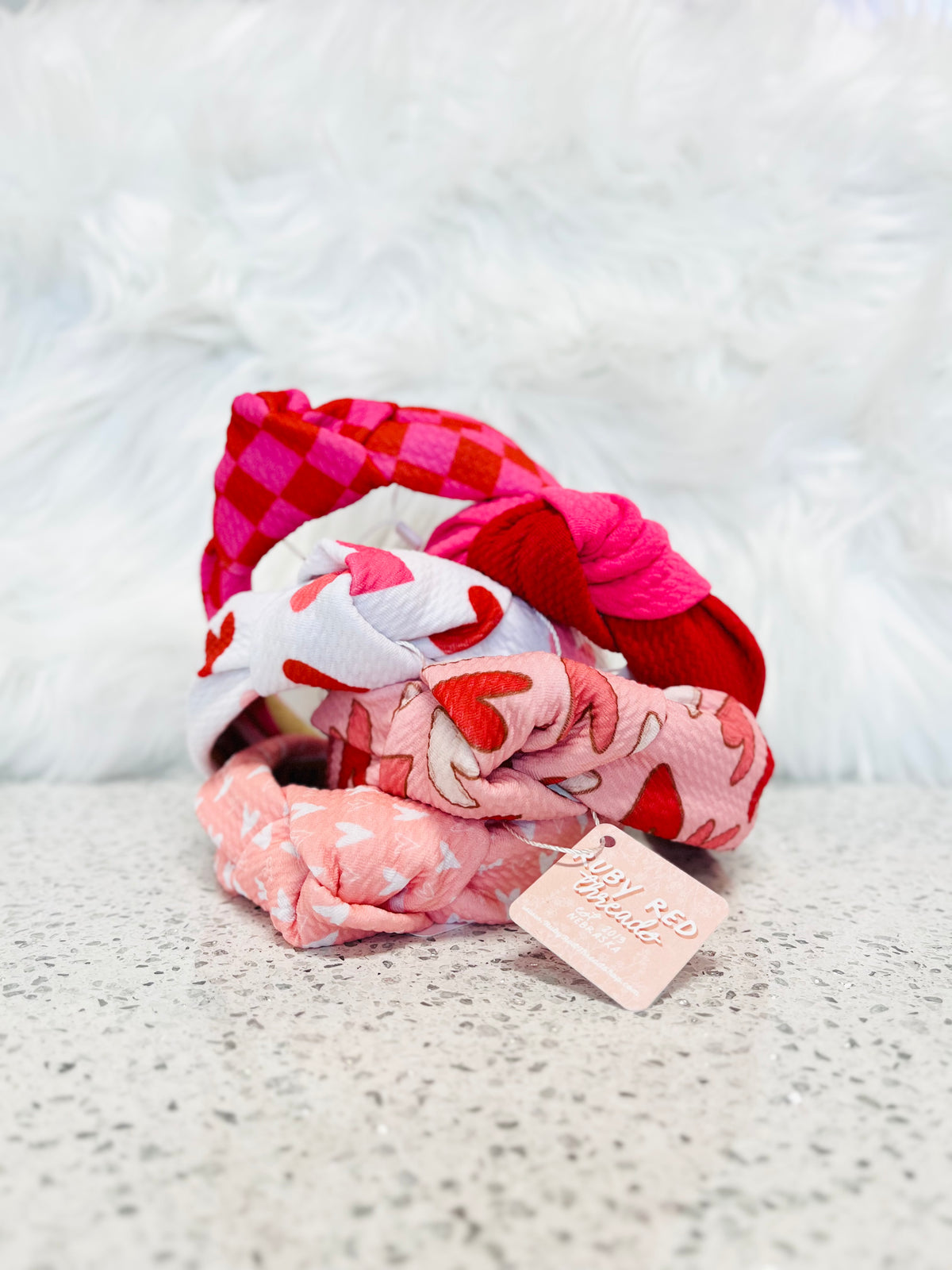 STRUCTURED VALENTINES HEADBAND