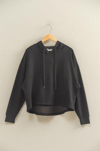 DOUBLE KNIT OVERSIZED HOODIE