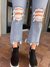 SUPER HIGH RISE KICK FLARE JEAN