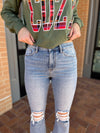 SUPER HIGH RISE KICK FLARE JEAN