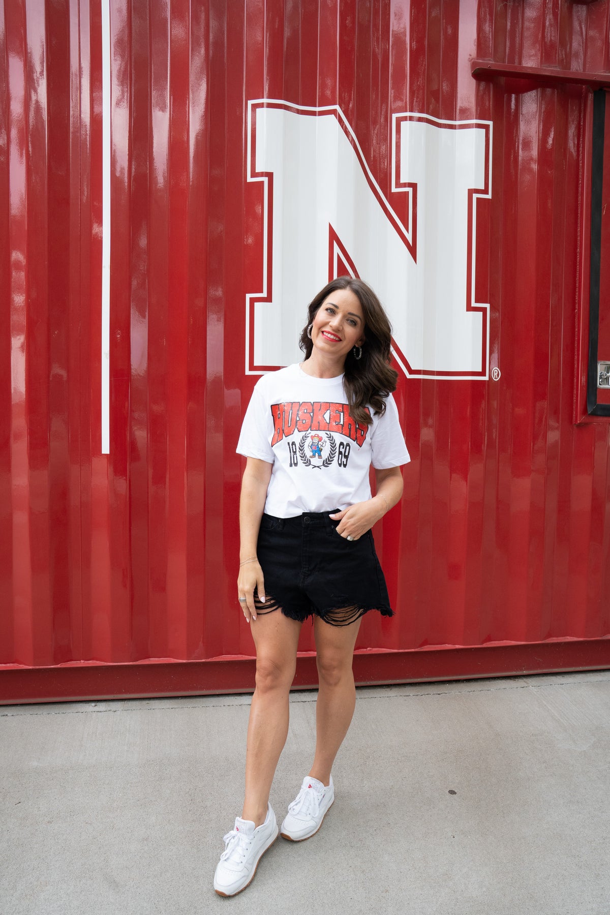 'HUSKERS 1869' VINTAGE TEE