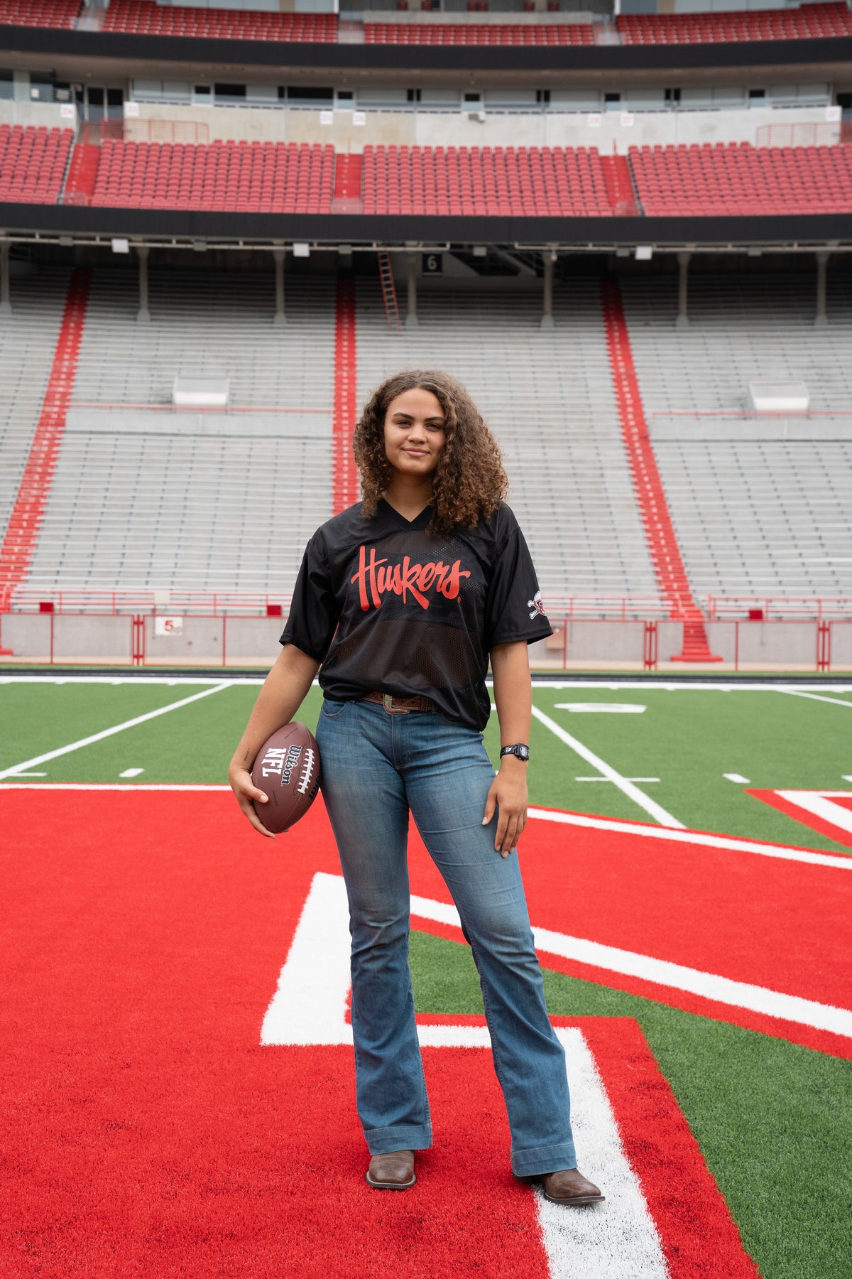 SHEER 'HUSKERS' JERSEY