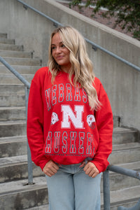 'NEBRASKA HUSKERS' CREWNECK