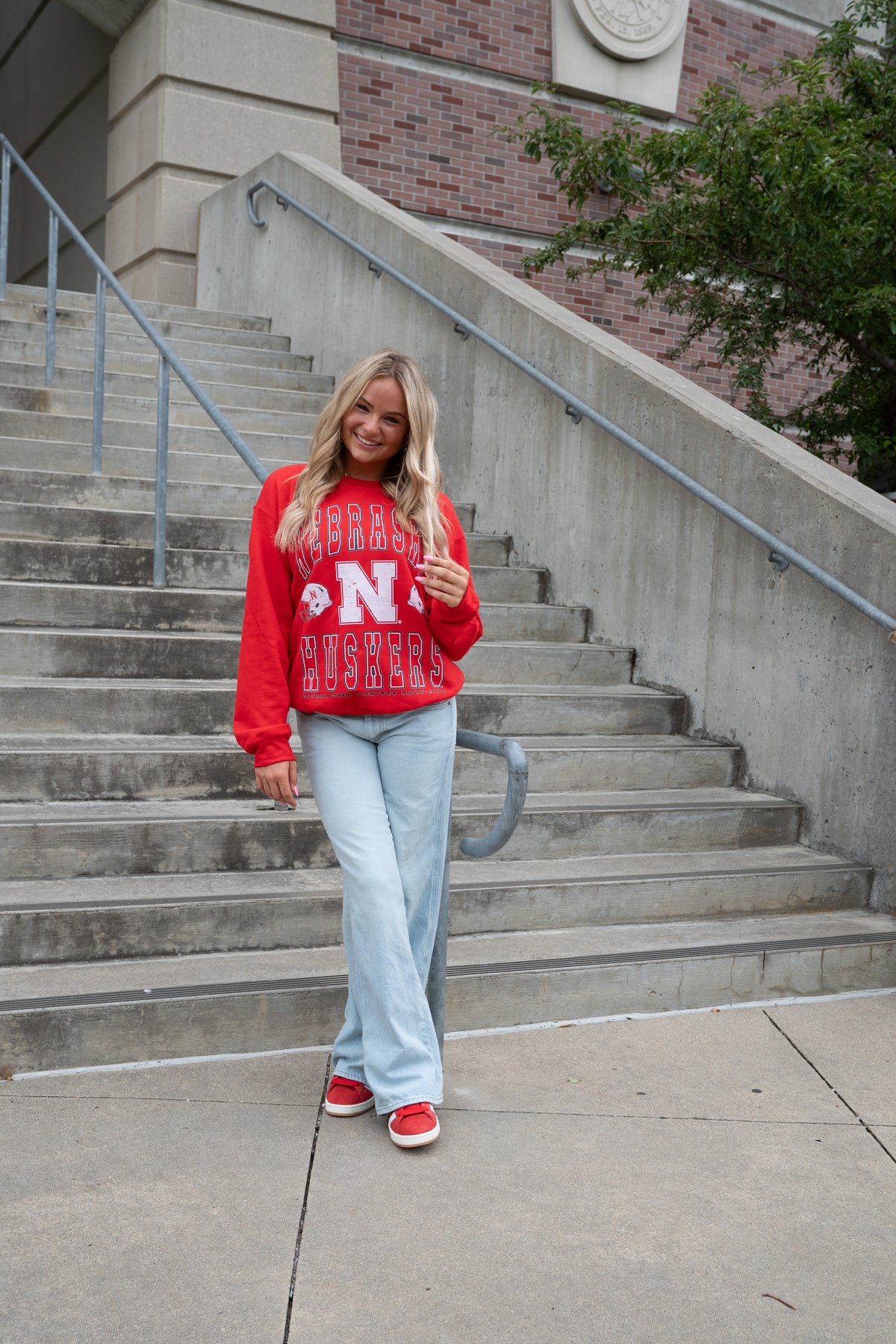 'NEBRASKA HUSKERS' CREWNECK