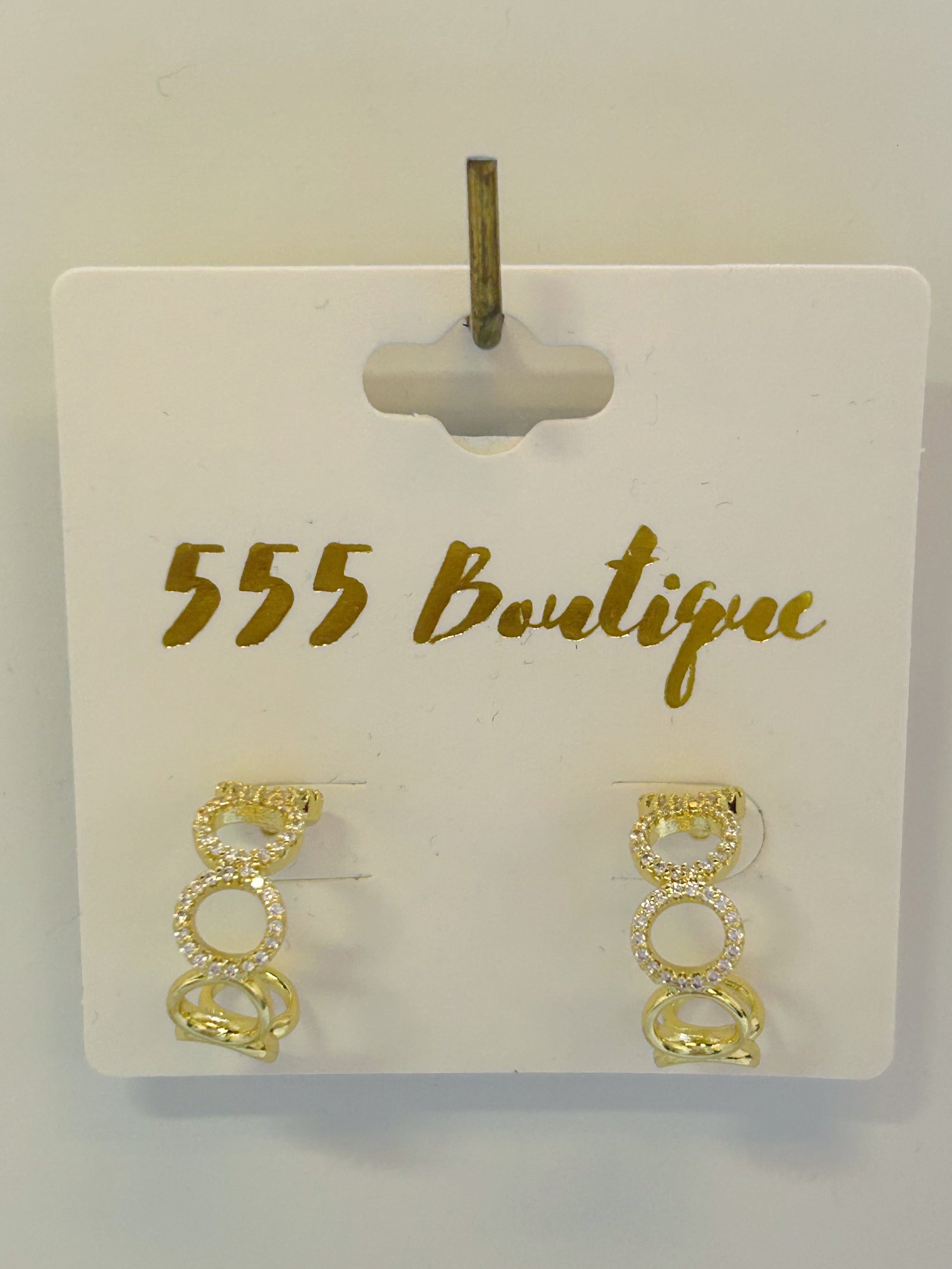 SMALL GOLD HOOP EARRINGS