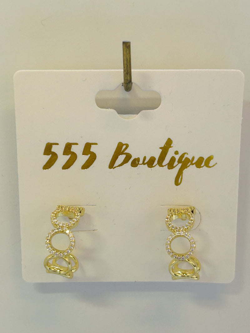 SMALL GOLD HOOP EARRINGS