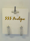 WAFFLE HOOP EARRINGS