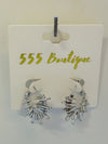 SPIKED HOOPED EARRINGS
