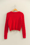 CABLE KNIT SWEATER