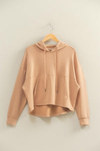 DOUBLE KNIT OVERSIZED HOODIE