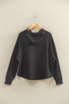 DOUBLE KNIT OVERSIZED HOODIE