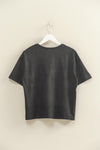 SUEDE SHORT SLEEVE T-SHIRT