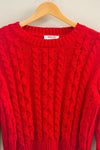 CABLE KNIT SWEATER