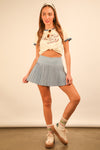 PLEATED ACTIVE SKORT
